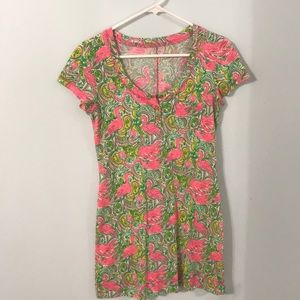 Flamingo print Lilly Pulitzer dress!